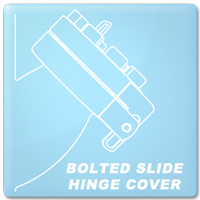 Bolted Slide Hinge Cover Illustration